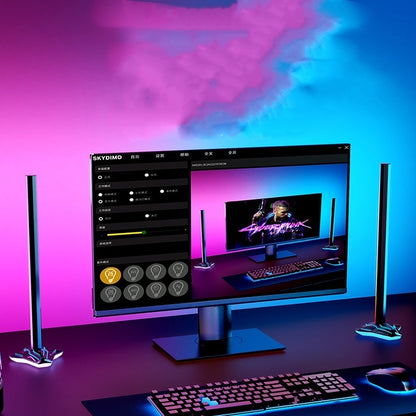 AuraGlow™ E-sports Room Decoration With Screen Synchronization Computer Desktop 2 Lamps light