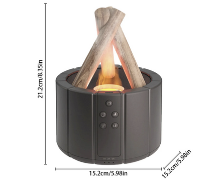 AuraGlow™ Bonfire Multi-functional Aroma Diffusor &  Ultrasonic Air Humidifier