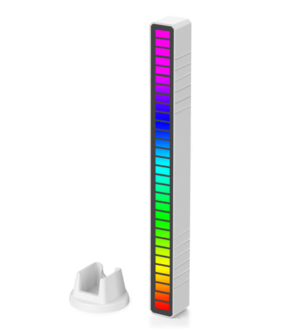 AuraGlow™ LED Strip Light Reactive to Sound Color Responsive desk RGB lamp